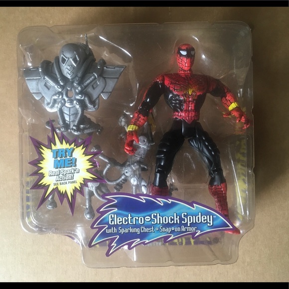 USED Toybiz Spiderman Electro Spark Series, 1997 - Picture 4 of 5